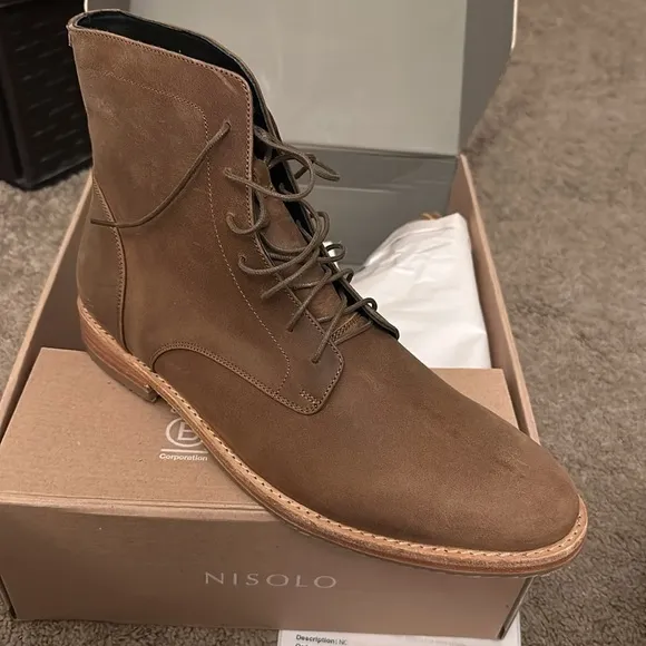 Nisolo Mens Martin All Weather boots