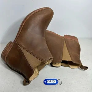 Nisolo Womens Size 7,5 Eva Everyday Chelsea Leather Boots in Almond