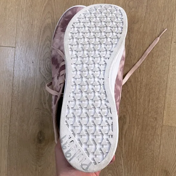NOBULL Tie Dye Canvas Trainers Dusty Rose Pink Men Size 11.5 Women's Size 13