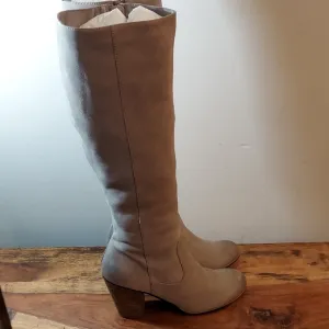Nordstrom BP Knee-High Boots, Taupe/Gray, Size 9.5