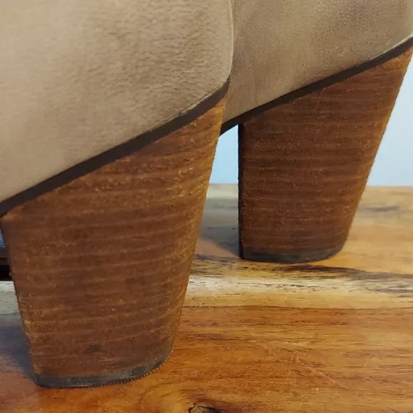 Nordstrom BP Knee-High Boots, Taupe/Gray, Size 9.5