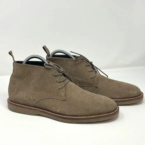 Nordstrom Men's Suede Chukka Lace Up Boots Comfort InsolesSize 9 Medium NEW