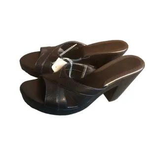 NWB Cole Haan Leona strap slide Heeled  sandals sz 10