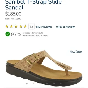 NWOB $185 Sanibel Slide Sandals 9.5 new without tags