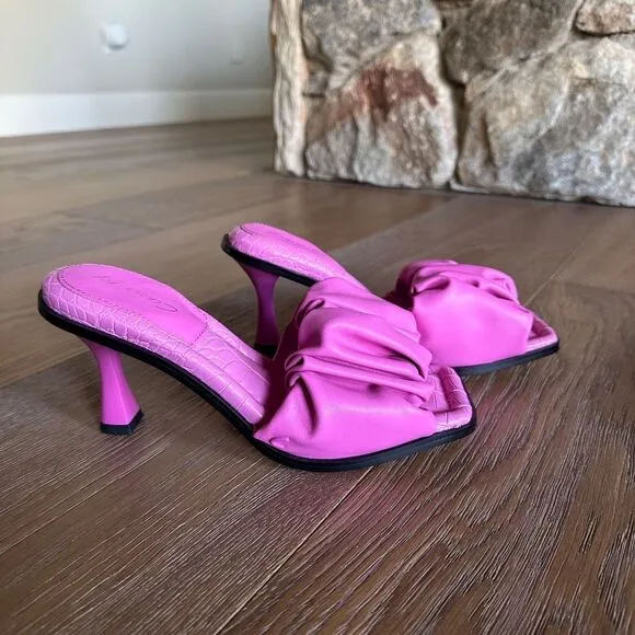 NWOB CIRCUS BY SAM EDELMAN Ruffled Dress Sandals In Pink Crush