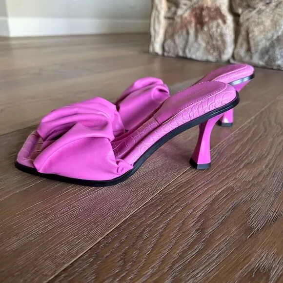NWOB CIRCUS BY SAM EDELMAN Ruffled Dress Sandals In Pink Crush