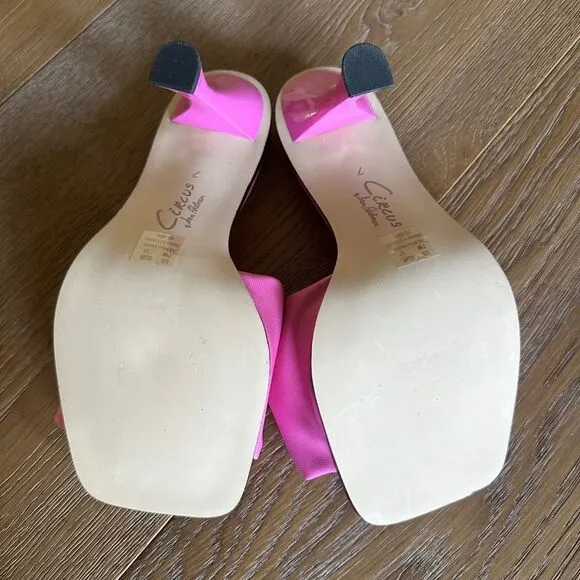 NWOB CIRCUS BY SAM EDELMAN Ruffled Dress Sandals In Pink Crush