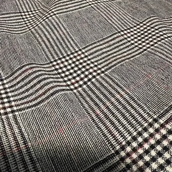 NWOT Banana Republic Wool Blend plaid side button skirt size 4