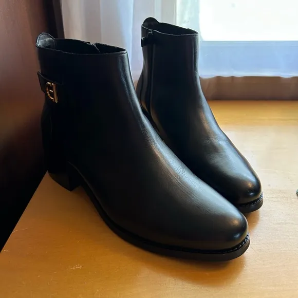 NWOT Cole Haan Ankle Leather Boots