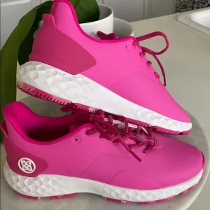 😍NWOT G/FORE HOT PINK WOMEN'S MG4  GOLF ⛳️SHOES - 8.5!