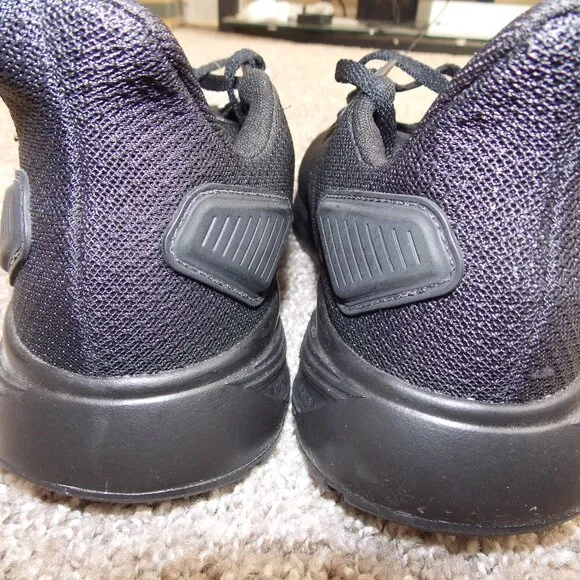 NWT-ADIDAS DURAMO 9 &quot;Triple Black&quot; Size 8