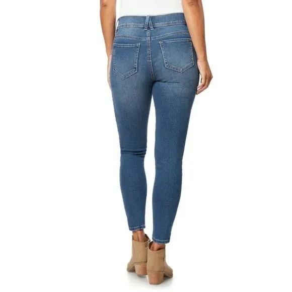 NWT Angels Forever Young Women's High Rise Tummy Tech Curvy Skinny Ankle Jeans
