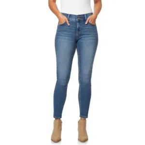 NWT Angels Forever Young Women's High Rise Tummy Tech Curvy Skinny Ankle Jeans