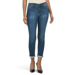 NWT Angels Forever Young Women's High Rise Tummy Tech Panel Denim Skinny Jeans