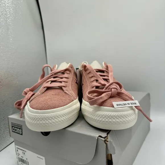NWT Converse One Star Pro OX in Canyon Dusk Cherry Vision Pink Suede Leather