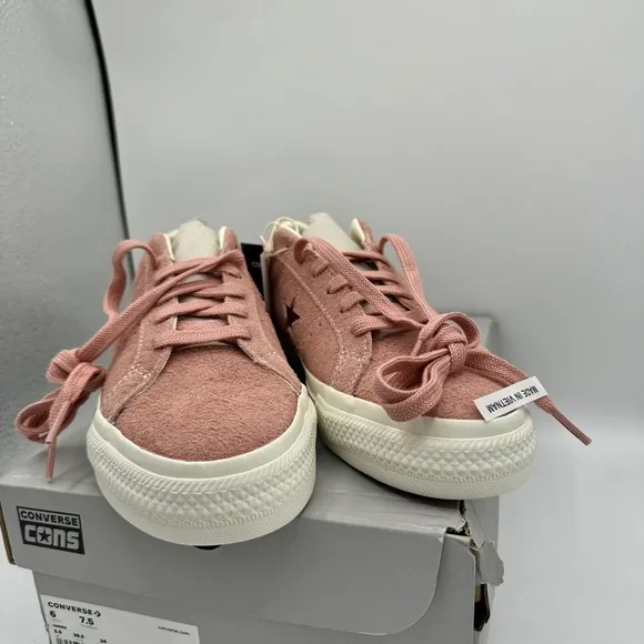 NWT Converse One Star Pro OX in Canyon Dusk Cherry Vision Pink Suede Leather