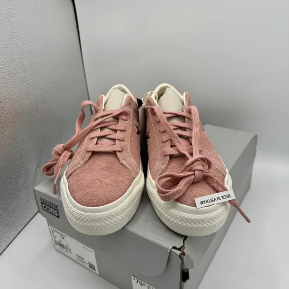 NWT Converse One Star Pro OX in Canyon Dusk Cherry Vision Pink Suede Leather