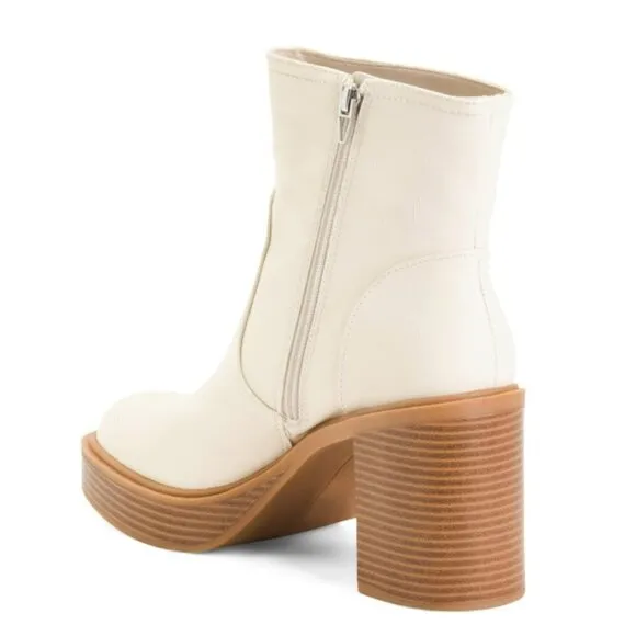 NWT DOLCE VITA Women's Stacked Block Heel Boots