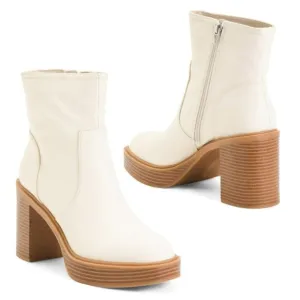 NWT DOLCE VITA Women's Stacked Block Heel Boots