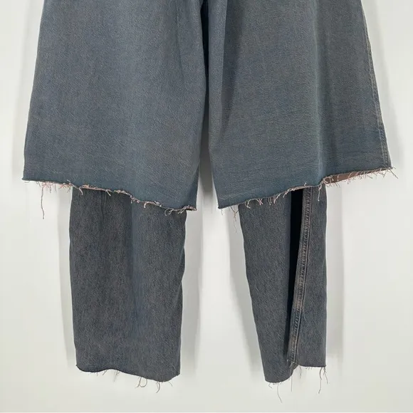 NWT Free People We The Free Nocturne Double Hem Trouser Jeans