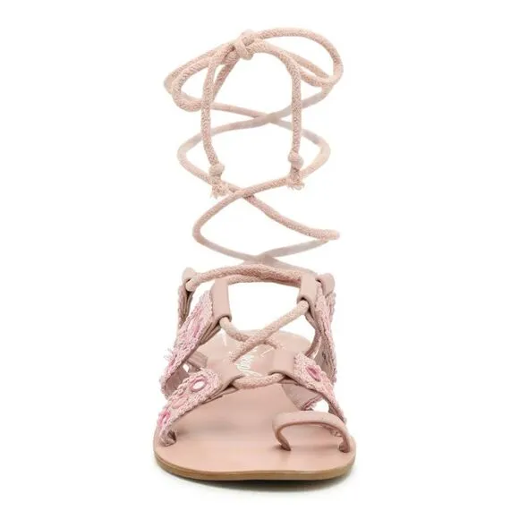 Nwt Free People Mantra mirrors pink sandals 9
