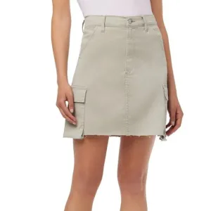 NWT JOE'S Women's High Rise Frayed Hem Jean Cargo Mini Skirt