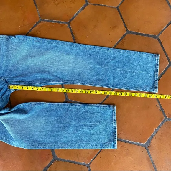 NWT Madewell Curvy 90s Straight Jeans Women's Size 28 NEW Distressed Modern