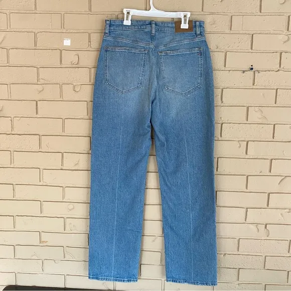 NWT Madewell Curvy 90s Straight Jeans Women's Size 28 NEW Distressed Modern