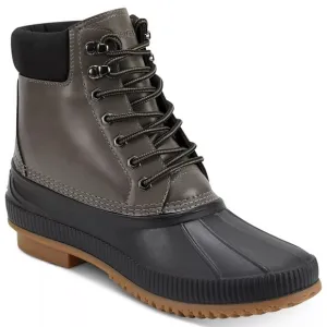 NWT Mens Tommy Hilfiger Colins 2 lace up dark grey duck boots size 10