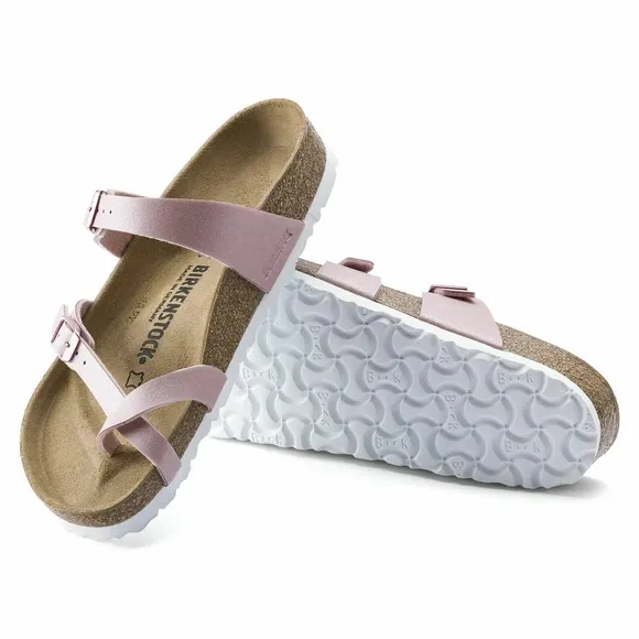 NWT Metallic Mayari Sandal by Birkenstock in Icy Rose Color