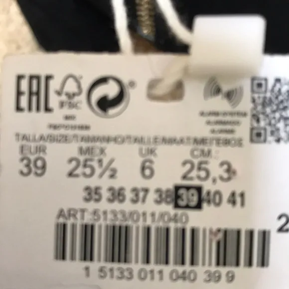 NWT! PULL &amp; BEAR EU Size 39 ankle boots