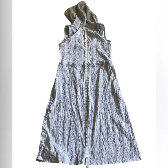 NWT SNIDER Blue White Juma Hooded Dress Sz M