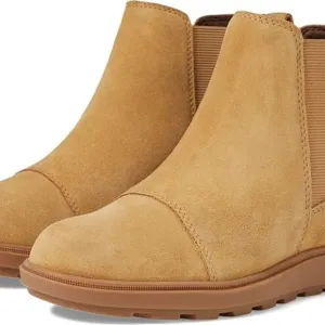 NWT Sorel Evie II Chelsea Pull On Women's Boots Caribou Buff/Gum Tan 7.5 &amp; 9