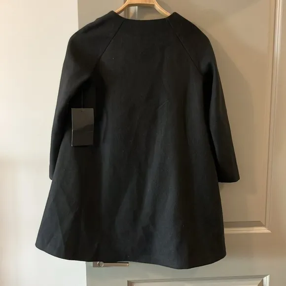 NWT Tuckernuck Black Blair Bow Coat Dress Sz XS
