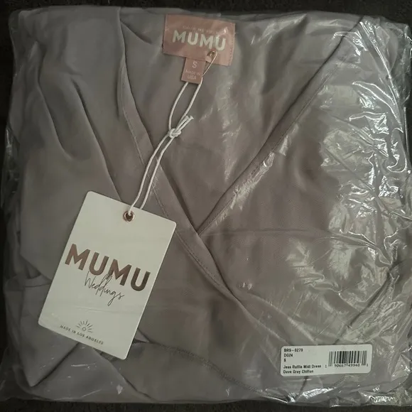 NWT4 Show Me Your Mumu Jess Ruffle Midi Dress