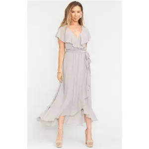 NWT4 Show Me Your Mumu Jess Ruffle Midi Dress