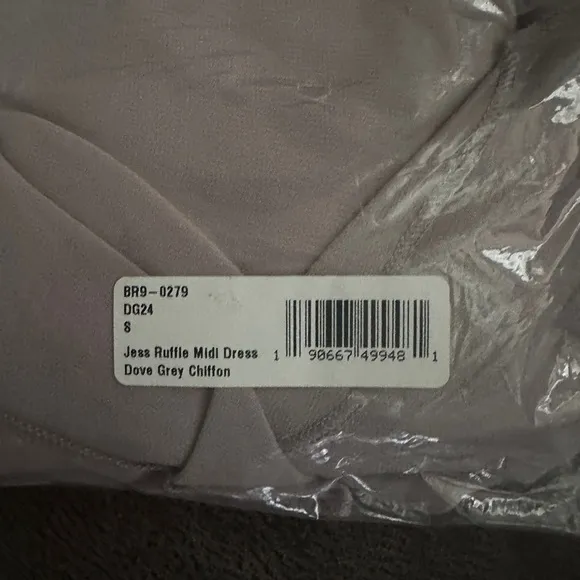 NWT4 Show Me Your Mumu Jess Ruffle Midi Dress