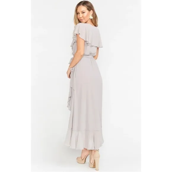 NWT4 Show Me Your Mumu Jess Ruffle Midi Dress