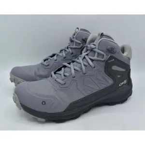 Oboz Womens Size 8 Katabatic Mid Mineral B-Dry Waterproof Hiking Boots Shoes