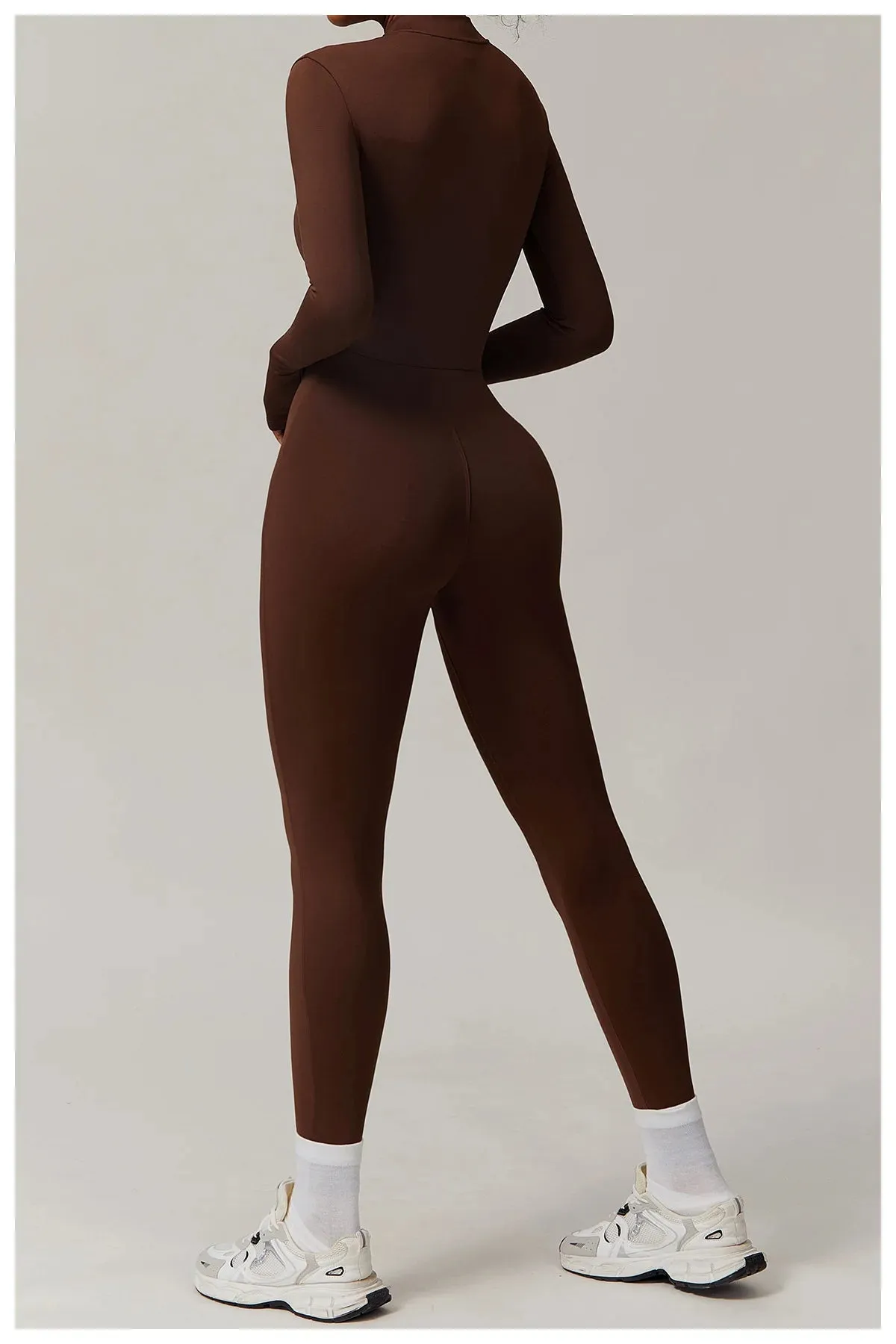 Obsidian Phoenix Women's Luxury Long-Sleeve Yoga Jumpsuit