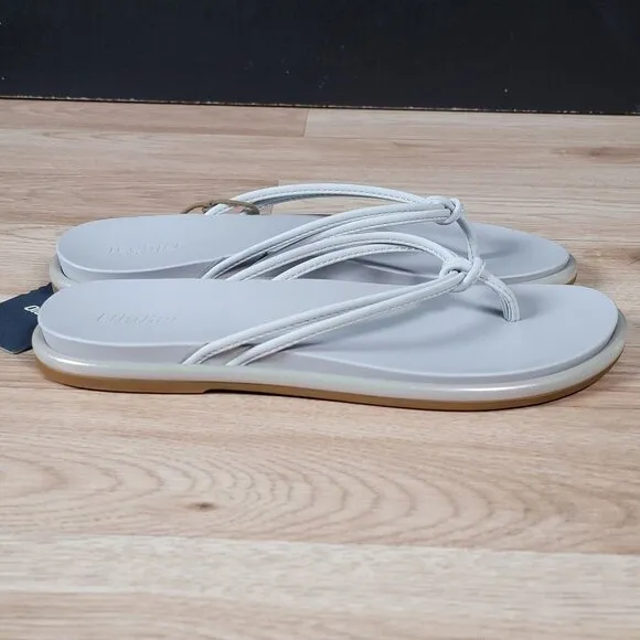 OluKai AKA Sandals Womens Size 7 Gray Irridescent Slippers Flip Flops 20509-ZDVP