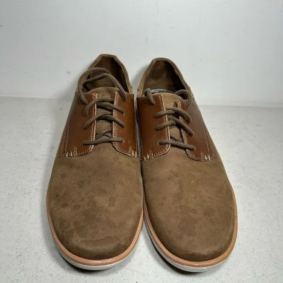 OluKai Kalia Li Brown Leather Casual Shoes Men’s Size 10
