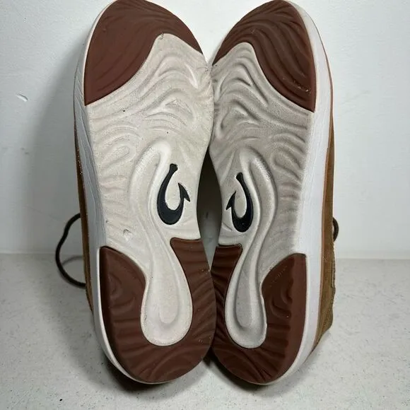 OluKai Kalia Li Brown Leather Casual Shoes Men’s Size 10