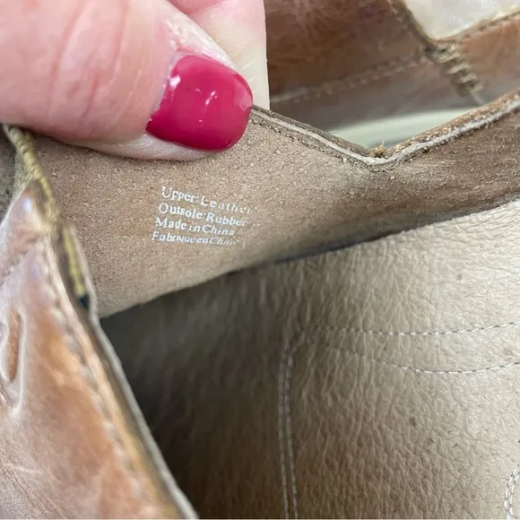 Olukai Kama’aina Tooled Design Leather Slip-On Shoes‎