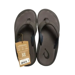 Olukai Men’s Ohana Flip Flop Sandals Color Pavement Size 8 New with tag