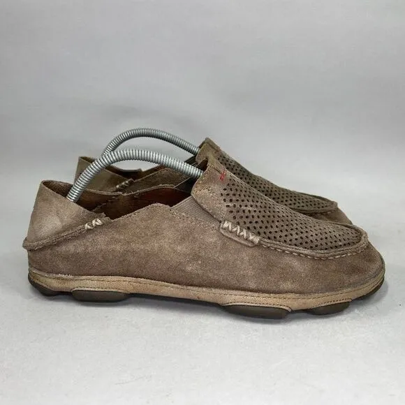 Olukai Men's Size 9.5 Moloa Kohana Casual Loafers