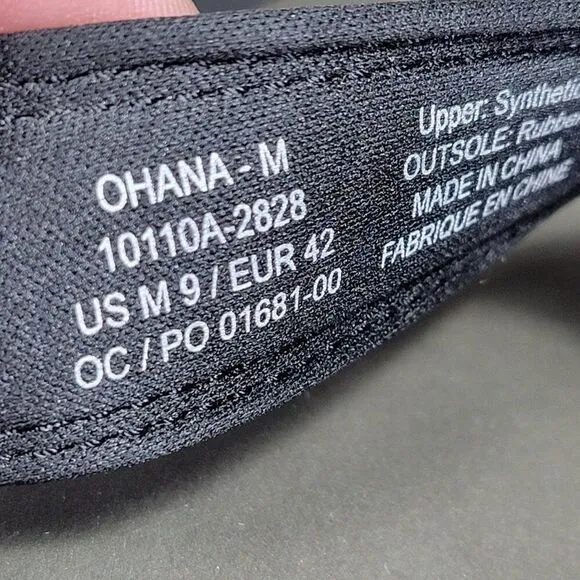 🔥 OluKai Ohana Sandals Men 9 M Brown Black Flip Flop Slides Fish Slippers Thong