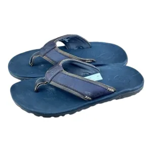 OluKai Pikoi Green Leather Sandal Flip Flop Men's Size 9(42 EU)