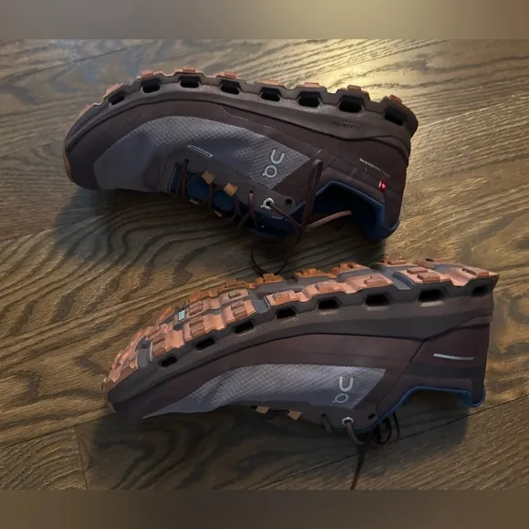 On Running Cloudvista Waterproof Color Zinc Grape Brown Women