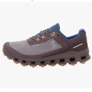 On Running Cloudvista Waterproof Color Zinc Grape Brown Women